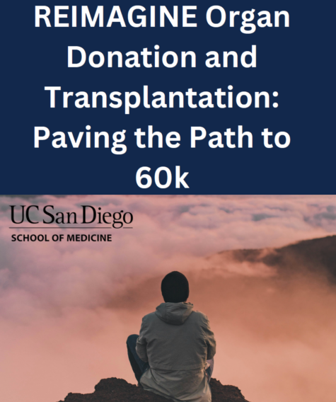 The Inaugural UC San Diego REIMAGINE Organ Donation Symposium; Reimaging Organ Donation and Transplantation: Paving the Path to 60K Banner